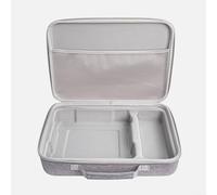 EffiFish Caja de almacenamiento de EVA, para ECOVACS Mini para WINBOT, organizador a prueba de golpes con asa, estuche de viaje de gran capacidad para accesorios de robot de limpieza de vidrio (gris)