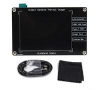 EffiFish Cámara termográfica infrarroja de mano, pantalla LCD de 2.8 pulgadas, rango de -40 ° C a 300 ° C, resolución de 32 x 24, actualización de 8 Hz, transferencia de datos tipo C para inspección