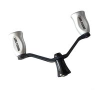 EffiFish Carrete de pesca con mango de brazo basculante, carrete de pesca de carbono, mango de brazo basculante doble ligero para DAIWA PARA FUEGO PARA PROREX VLT Mejora del rendimiento (plata)
