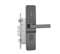 EffiFish Cerradura electrónica inteligente para puerta, con contraseña, sistema de seguridad antirrobo, control remoto, acceso a la aplicación, tarjeta IC, entrada para hotel, apartamento (modelo