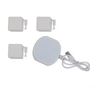 EffiFish Controlador de interruptor de botón inalámbrico inteligente, aplicación y control de voz compatible con Smart Hub (3 blancos + HUB)