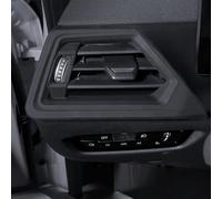 EffiFish Cubierta de ventilación de silicona para BMW Serie 3 para G20, marco de salida suave para salpicadero, decoración interior sin sonajero, rojo, paquete de 2 (negro)