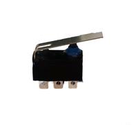 EffiFish D2HW Interruptor basculante automotriz impermeable a prueba de polvo botón de doble posición para palanca de cambios de coche, control izquierdo y derecho, negro (botón derecho)