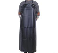 EffiFish Delantal industrial de la PU el 105X75cm impermeable resistente al aceite sin mangas para el trabajo del carnicero del procesamiento de alimentos del matadero