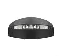 EffiFish Faro LED y montaje de pantalla LCD para scooter eléctrico Kukirin G3, pieza de repuesto de pantalla de visibilidad clara