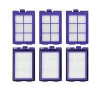 EffiFish Filtro de aspiradora lavable de repuesto reutilizable para RoboVac X8 para limpieza del hogar serie híbrida, paquete de 6 (6 unidades)