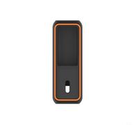 EffiFish Funda de silicona para Anker Zolo Power Bank 25000 mAh 165 W, cubierta protectora completa con recortes precisos para viajes (negro naranja)