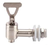 EffiFish Grifo de acero inoxidable 304 para contenedor de vino con filtro desmontable, sello de silicona de grado alimenticio para agujeros de 16-25 mm (B)