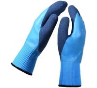 EffiFish Guantes de pesca gruesos con revestimiento de látex de forro polar | Carcasa de fibra de poliamida, interior de forro polar cepillado, puños extendidos, sello resistente al viento