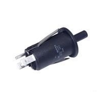 EffiFish Interruptor basculante de alta temperatura 2A 250VAC, resistente al calor 200°C para puerta de horno microondas, certificado UL para TUV, negro