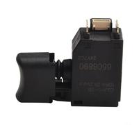 EffiFish Interruptor de gatillo número de pieza 650689-0 143975-1, conjunto de interruptor de gatillo de herramienta eléctrica para destornillador inalámbrico DTD153 DTD154 DTW180 C3JW-2B negro