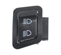 EffiFish Interruptor de luz para manillar de motocicleta Wave110 RS150, control de paso de haz alto y bajo, y ABS de juego, color negro