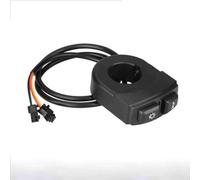 EffiFish Interruptor de manillar de motocicleta para barras de 22 mm, faro para control de señal de giro de bocina para bicicletas eléctricas, kit ABS negro