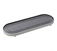 EffiFish Jabonera de diatomita de 30 cm, de secado rápido, acero inoxidable (plateado)