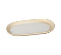 EffiFish Juego 2 Platos Melamina Rusticos Doble Color(White) | Material melamina, irrompible, ligero, apto lavavajillas, para ideal restaurantes y hogar