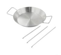 EffiFish Juego de brochetas verticales de acero inoxidable para barbacoa, soporte de kebab de pollo, placa de estante para asador de parrilla de Shawarma, equipo de cocina al aire libre