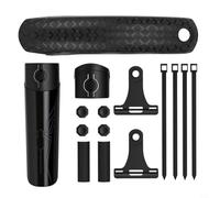 EffiFish Juego de guardabarros para bicicleta de montaña, protector de salpicaduras ajustable delantero y trasero de liberación rápida para guardabarros para neumáticos anchos MTB de 26, 27.5 y 29