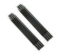 EffiFish Juego de repuesto de poste de fibra de vidrio, 3,2-3,9 m, negro, cordón elástico, 7 mm de diámetro, para tiendas de campaña de 1 a 4 personas, senderismo, reparación de toldo (3,6 m)