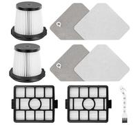 EffiFish Kit de cepillo lateral de vacío Juego de filtros de repuesto de espuma premotor de mano para Shark BU3523 BU3521 BU3120