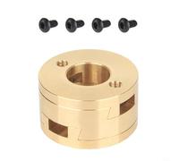 EffiFish Latón para acoplamiento Oldham T8 eje Z agujero de 16 mm para VzBoT para impresora 3D Estabilidad de cama caliente Parte mecanizada CNC