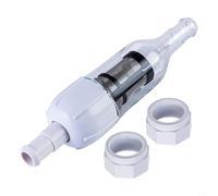 EffiFish Limpiador de Piscina Filtro en Línea 48-080 con 2 Tuercas de Manguera de Alimentación D15 Reemplazo para Zodiac para Polaris 280 380 3900 480 PRO