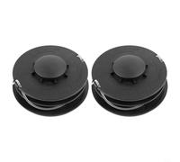EffiFish Línea de bobina, 2 piezas, para recortadora de césped eléctrica Einhell para carrete de recortadora GC-ET 4530 de doble línea