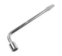 EffiFish Llave de tuerca hexagonal de alta resistencia, llave de tubo, llave de rueda, herramientas manuales de coche, llave maestra de rueda (19 mm)