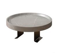 EffiFish Mesa auxiliar ajustable de madera para bebidas, aperitivos, con control remoto, se adapta a reposabrazos de 5 a 25,5 cm, ahorra espacio, 30 x 30 cm, color gris