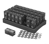 EffiFish Organizador de pastillas de 31 días con compartimentos AM PM, caja de medicamentos mensual para viajes y uso doméstico, estuche de almacenamiento de plástico PP resistente (C)