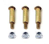 EffiFish Paquete de 3 pernos de hombro de polea 112-3977 104-8301 para cortacésped, kit de cierre amarillo de alta resistencia compatible con maquinaria de jardín y sopladores de nieve