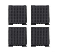 EffiFish Paquete de 4 filtros de carbón activado para Liebherr 9096989, purificador de aire de refrigerador para CBNd CNsf, negro (paquete de 4)