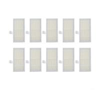 EffiFish Para Cecotec para Conga 999 para X-Treme Robot Aspirador Piezas de filtro de repuesto Accesorios compatibles Blanco 81x40x12mm Fácil y Rápido de Usar (10 unidades)