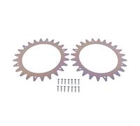 EffiFish Para cortacésped robótico Parkside puntas antideslizantes piezas de repuesto de acero para PMRA 20-Li B2 PMORDA 20-Li B2 Accesorios para cortacésped con tornillos