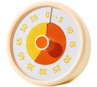 EffiFish para temporizador de Cocina 60 Min con Alarma para temporizador(yellow)