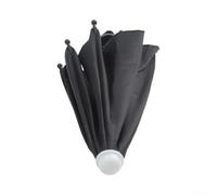 EffiFish Paraguas impermeable de la cámara 50cm Anti-Snow Protección (25cm) | Plástico de poliéster resistente, clima duro para mayor resistencia, protección fiable, color negro, construcción duradera