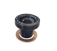 EffiFish Perno de brazo de manivela de bicicleta de aleación de aluminio para SRAM para x7 X9 X0 para xx1 para gxp BB30, M15 cierre de llave hexagonal con arandela, negro, 2,6 x 1,5 x 2 cm