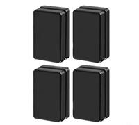 EffiFish Pesos magnéticos para cortinas resistentes al viento, 4 pares diseñados para asegurar cortinas y manteles firmemente sin dañar las telas (negro)