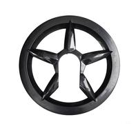 EffiFish Protector de plato de bicicleta 40-42T de 5 agujeros, deflector de cadena de plástico para bicicletas plegables de carretera MTB, negro (B)