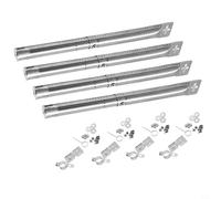 EffiFish Quemador ajustable, cabezal de estufa de parrilla de acero inoxidable de 12 a 17.5 pulgadas con soporte de encendido para modelos compatibles con Weber