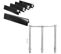 EffiFish Quemador de parrilla 69787 y barras aromatizantes 7636 para Weber para Spirit II E/S 310 320 330, juego de piezas de repuesto de acero resistente (B)