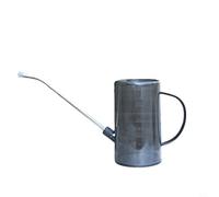 EffiFish Regadera pequeña para plantas de interior con boquilla larga, vertedor de precisión de 1 L/1,5 L para plantas de interior, a prueba de fugas, verde o gris (gris, 1 L)