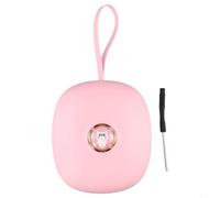 EffiFish Reloj despertador digital, con pantalla LCD de doble configuración, reloj vibratorio, temporizador silencioso para estudiantes, niños, hogar, dormitorio (rosa)
