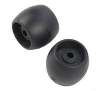 EffiFish Rueda de rodillo de goma silenciosa para Qrevo Curv, para robot aspirador Saros 10 10R de repuesto con articulaciones, rodamientos de bolas (1 unidad)