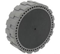 EffiFish Rueda de transmisión de repuesto para aspiradora robot Ecovacs X1/T10/Omni, neumático de goma con tracción suave, fácil instalación, 1 paquete (uno)