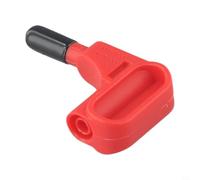 EffiFish Sonda de prueba magnética 4Mm Banana para multímetro digital, Codificado por colores Rojo Negro Verde Consejos para medición eléctrica (rojo)