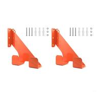 EffiFish Soporte de motosierra, soporte de motosierra montado en la pared para sierras eléctricas y de gas, revestimiento resistente a la corrosión, se adapta a palas, rastrillos, escobas, 16,6 x 15,6