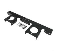 EffiFish Soportes de esquina resistentes para pérgola, extensión de 3 vías, conectores de metal negro para postes de 4 x 4 pulgadas, accesorios de construcción para cenador al aire libre