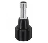 EffiFish Tornillo central de aleación de aluminio para trípode de estación total de 25 mm, 32 mm, 40 mm, accesorios de instrumentos de nivelación de topografía, conexión estable (33 mm)