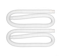 EffiFish Tubo de agua de piscina, manguera inflable para manguera de accesorios 2X sobre el suelo Reemplazo de la bomba de piscina (blanco)