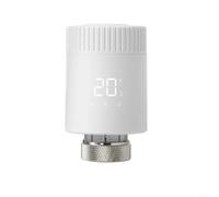 EffiFish WiFi para válvula termostática inteligente de radiador Zigbee, controlador de temperatura programable M30 x 1,5 mm, con control de voz y programación para calefacción del hogar (modelo Zigbee